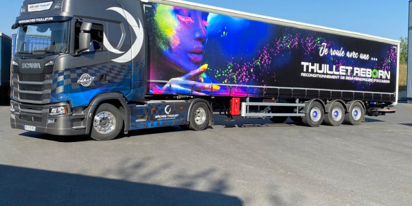 pose rideaux camion thuillet