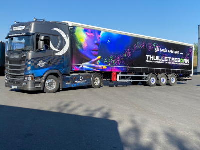 pose rideaux camion thuillet